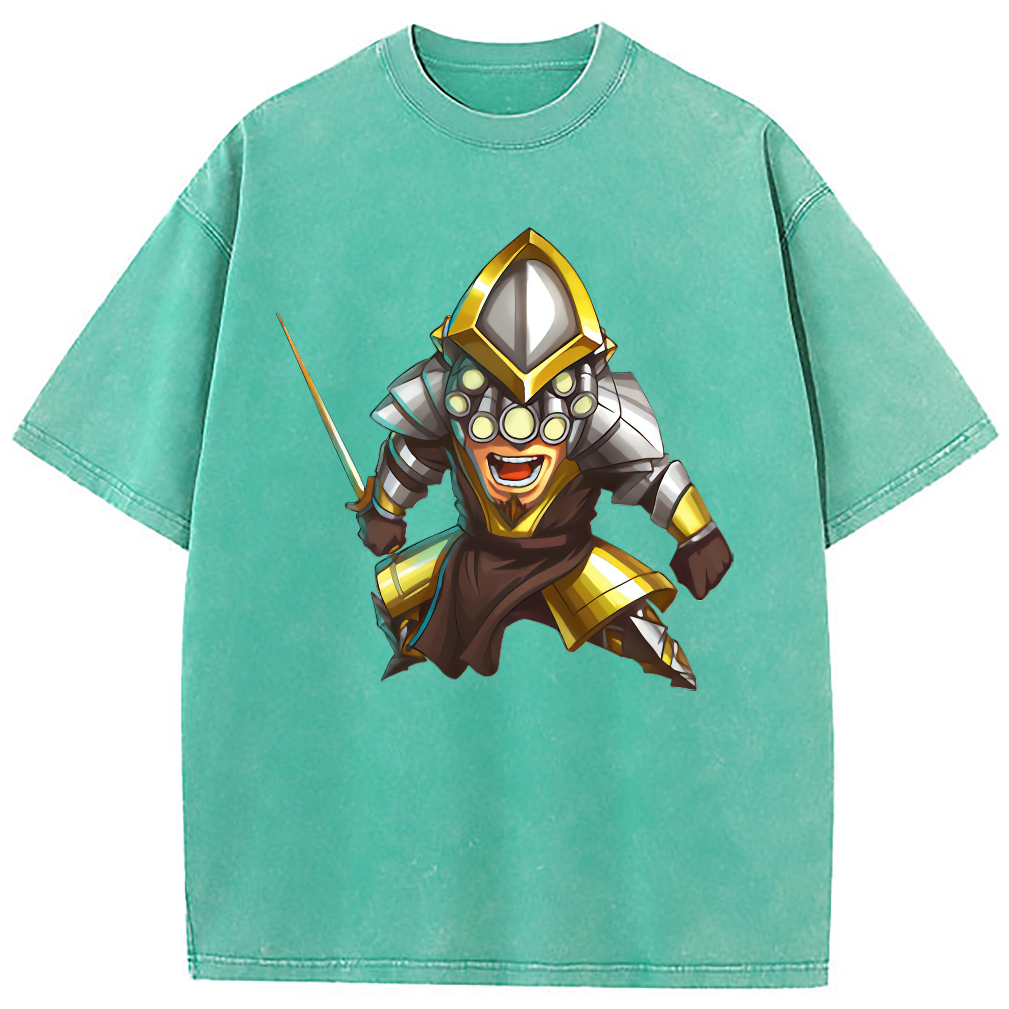 （画像用） リーグ・オブ・レジェンド League of Legends LOL 綿100% ヴィンテージ風 半袖Tシャツ（フロントプリント）